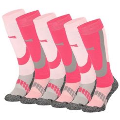 Skarpety narciarskie Xtreme, 6 par, Multi Różowy. Czerwone skarpety damskie XTREME SOCKSWEAR, bez wzorów. Za 499.99 zł.