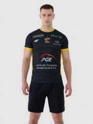 4F Koszulka meczowa replika wyjazdowa z sezonu 2024/25 męska 4F x PGE GiEK Skra Bełchatów - multikolor L. Koszulki sportowe męskie 4f, l, bez wzorów, z dzianiny, klasyczne, bez kołnierzyka. Za 149.99 zł.