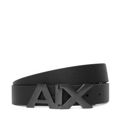 Pasek Armani Exchange. Czarne paski damskie Armani Exchange, bez wzorów. Za 299.99 zł.