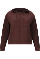 Damska bluza z kapturem zapinana na zamek Q Sportswear Tiamo. Brązowe bluzy sportowe damskie ENDURANCE Q, l, bez wzorów, z poliesteru, z kapturem, do biegania. Za 336.55 zł.