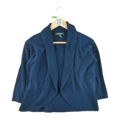 Second life - Kardigan damski w kolorze granatowym - Stan bardzo dobry. Niebieskie kardigany damskie Ralph Lauren, m, bez wzorów. Za 59.60 zł.