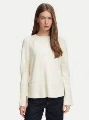 Marella Sweter Emme by Marella Arcadia 2625366312 Kremowy Regular Fit. Białe swetry damskie Marella, s, bez wzorów, bez kołnierzyka, bez ramiączek, bez kaptura. Za 719.99 zł.
