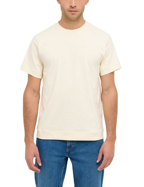 Męski T-Shirt Mustang Style Allentown Whisper White 1016271 2013. Białe t-shirty męskie Mustang, m, bez wzorów, bez kołnierzyka. Za 69.99 zł.