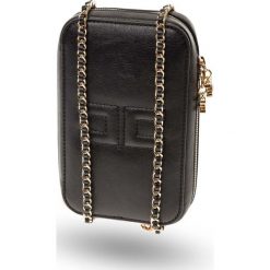 TOREBKA Elisabetta Franchi. Czarne plecaki damskie Elisabetta Franchi, bez wzorów, ze skóry ekologicznej, bez dodatków. Za 799.00 zł.
