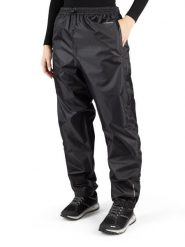 Spodnie wodoodporne damskie z rozpinaną nogawką Viking Rainier. Czarne spodnie sportowe damskie Viking, l, bez wzorów, z materiału, rowerowe. Za 149.49 zł.