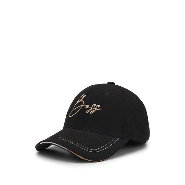 Damska czapka z daszkiem Boss Equestrian. Czarne czapki i kapelusze damskie BOSS EQUESTRIAN, bez wzorów, z materiału, eleganckie. Za 265.00 zł.