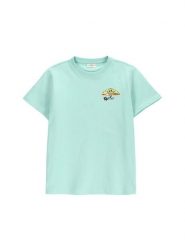 Coccodrillo T-Shirt WC5143209VBB Zielony Regular Fit. Zielone t-shirty dla chłopców COCCODRILLO, bez wzorów, z bawełny, bez ramiączek. Za 26.99 zł.