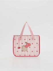 Torba shopper Pusheen - różowy. Czerwone torby i plecaki dziecięce Reserved. Za 59.99 zł.