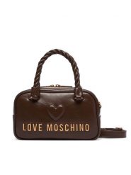 LOVE MOSCHINO Torebka JC4134PP1PL1130A Brązowy. Brązowe torebki do ręki damskie Love Moschino, bez wzorów, ze skóry, bez dodatków. Za 949.99 zł.