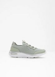 Wygodne sneakersy Kangaroos, wsuwane, z pianką memory. Zielone obuwie sportowe damskie bonprix, bez wzorów. Za 179.99 zł.