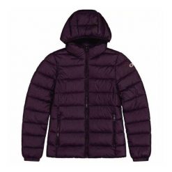 Kurtka Ocieplana Z Kapturem Dla Pań I Panów. Fioletowe kurtki sportowe damskie Champion, bez wzorów, z puchu, z kapturem, trekkingowe. Za 560.99 zł.