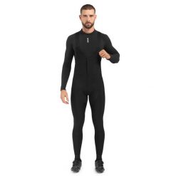 Długie spodnie rowerowe zimowe męskie DW Troms. Czarne buty sportowe męskie SIROKO, bez zapięcia, rowerowe. Za 636.00 zł.