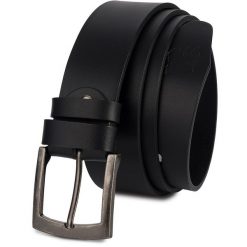 Skórzany Licowy Pasek Męski Czarny Szeroki Premium Beltimore E14 : Kolory - Czarny, Rozmiar Pasków - R.85-100 Cm. Czarne paski damskie z aplikacjami, z jeansu, eleganckie. Za 54.99 zł.