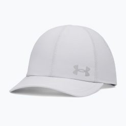 Czapka z daszkiem męska Under Armour Launch. Szare czapki i kapelusze męskie Under Armour, bez wzorów, sportowe. Za 109.99 zł.