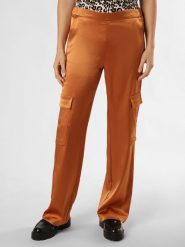 MAC Spodnie - Chiara Cargo Kobiety brązowy|pomarańczowy, 38-32. Brązowe spodnie materiałowe damskie MAC, bez wzorów, z satyny. Za 379.95 zł.