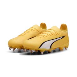 Buty piłkarskie męskie Puma Ultra Ultimate Mxsg. Białe buty sportowe męskie Puma, bez zapięcia, do piłki nożnej. W wyprzedaży za 484.35 zł.