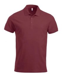 Clique Classic Lincoln S/S koszulka polo — nowoczesny krój, 100% bawełna. Czerwone koszulki polo męskie CLIQUE, m, bez wzorów, z bawełny, klasyczne, bez ramiączek. Za 121.45 zł.