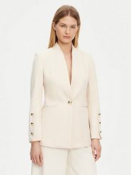 Rinascimento Marynarka CFC0122856003 Beżowy Regular Fit. Brązowe żakiety damskie Rinascimento, l, bez wzorów, z syntetyku. Za 379.99 zł.