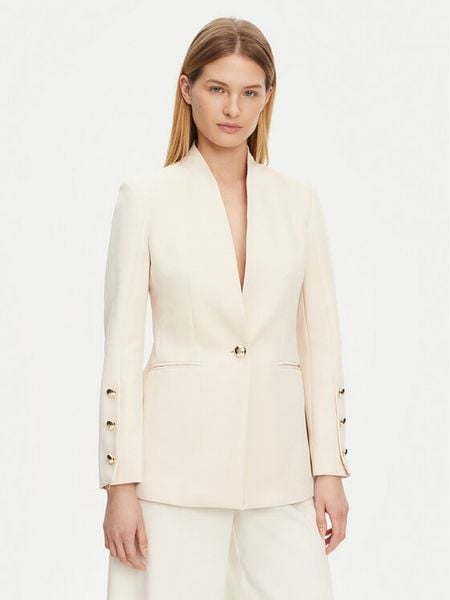 Rinascimento Marynarka CFC0122856003 Beżowy Regular Fit. Brązowe żakiety damskie Rinascimento, xl, bez wzorów, z syntetyku. Za 379.99 zł.