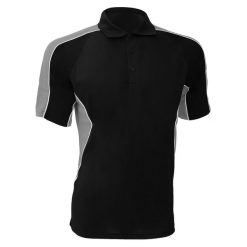 ® Cooltex Active Męska Koszulka Polo Z Krótkim Rękawem. Czarne koszulki polo męskie GAMEGEAR, l, bez wzorów, z dzianiny, bez kołnierzyka, bez ramiączek. Za 159.99 zł.