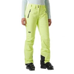 Spodnie narciarskie dla kobiet Helly Hansen Legendary. Zielone spodnie materiałowe damskie Helly Hansen, bez wzorów. W wyprzedaży za 789.00 zł.