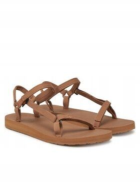 Teva Teva W Original Universal Slim Sandals 1150110-TEY Brązowe 41. Brązowe sandały damskie Teva, bez wzorów, bez obcasa, bez zapięcia. Za 212.51 zł.