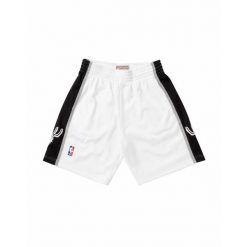 Krótki San Antonio Spurs 1998/99. Białe krótkie spodenki sportowe męskie Mitchell & Ness, bez wzorów, do koszykówki. Za 397.50 zł.