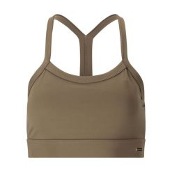 Biustonosz dla kobiet Athlecia Bloom V2. Brązowe obuwie sportowe damskie Athlecia, bez wzorów, na fitness i siłownię. Za 156.50 zł.