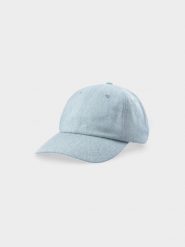 4F Czapka z daszkiem strapback uniseks - turkusowa L/XL. Niebieskie czapki i kapelusze damskie 4f, bez wzorów, z bawełny, sportowe. W wyprzedaży za 29.99 zł.