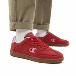 Buty damskie sportowe do chodzenia Champion PRESTIGE. Czerwone obuwie sportowe damskie Champion, bez wzorów, z jeansu, trekkingowe. Za 119.00 zł.