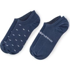 Zestaw 2 par stopek unisex EMPORIO ARMANI - 304228 9P292 00034 r.39/46 Avio. Skarpety damskie marki Emporio Armani. Za 69.00 zł.