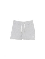 Błyszczące spodenki dziewczęce. Szare spodenki dla dziewczynek LEONE 1947 APPAREL, na lato, bez wzorów, z bawełny. Za 42.06 zł.