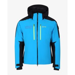Kurtka narciarska unisex Kilpi DEXEN-U premium. Niebieskie kurtki damskie Kilpi, xs, bez wzorów, z nylonu, bez kaptura, narciarskie. Za 1,785.35 zł.