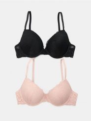 Biustonosze push-up koronkowe 2-pack - wielobarwny. Biustonosze Sinsay, bez wzorów, z koronki. Za 35.99 zł.