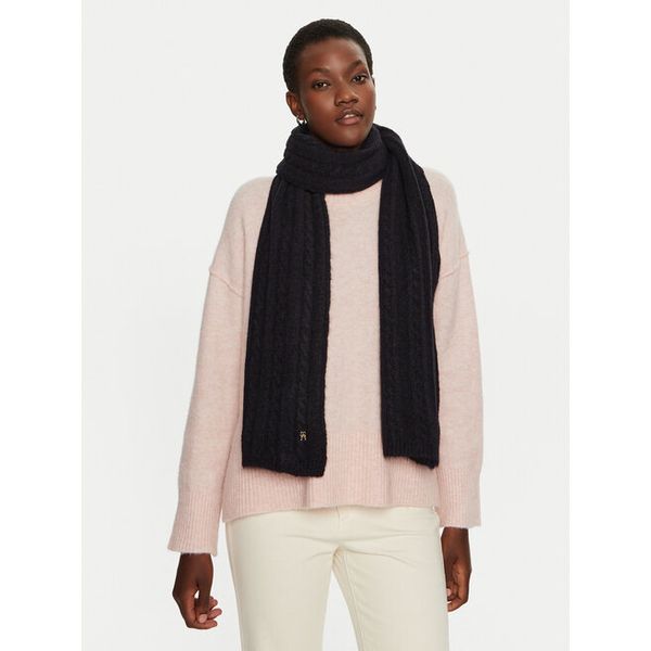 Szalik Tommy Hilfiger. Niebieskie szaliki i chusty damskie Tommy Hilfiger, bez wzorów. Za 399.99 zł.
