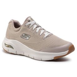 Sneakersy Skechers. Białe trampki i tenisówki chłopięce Skechers, bez wzorów, bez zapięcia. Za 179.99 zł.
