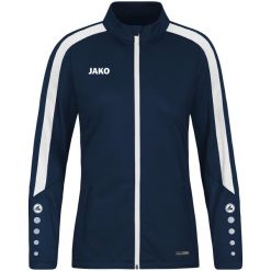 Poliestrowa bluza dresowa Jako Power. Niebieskie bluzy męskie Jako, l, bez wzorów, z dresówki, z kapturem. Za 173.55 zł.