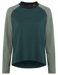 Koszulka damska Loamer LS Shirt. Zielone koszulki sportowe damskie Vaude, bez wzorów, z materiału, bez kołnierzyka, bez ramiączek, na fitness i siłownię. Za 259.00 zł.