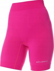Brubeck LB10450 Spodnie 1/2 damskie RUNNING FORCE fuksja M. Czerwone spodnie sportowe damskie Brubeck, m, bez wzorów, sportowe. Za 149.19 zł.