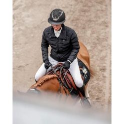 Damska kurtka puchowa Horse Pilot Softlight. Niebieskie kurtki damskie HORSE PILOT, bez wzorów, z puchu, bez kaptura, do jazdy konnej. Za 936.15 zł.