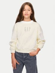 Gap Bluza 628718 Écru Regular Fit. Bluzy dla dziewczynek GAP, bez wzorów, z bawełny, bez ramiączek, bez kaptura. Za 149.99 zł.