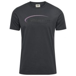 Koszulka Hummel Pulse Graphic. Czarne koszulki sportowe męskie Hummel, l, bez wzorów, z bawełny, bez kołnierzyka, bez ramiączek, na fitness i siłownię. Za 147.50 zł.