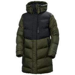 Damska kurtka puchowa Helly Hansen Explorer. Zielone kurtki damskie Helly Hansen, na zimę, l, z aplikacjami, z poliamidu, bez kaptura. Za 1,024.50 zł.