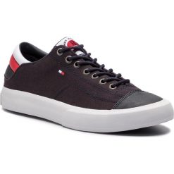 Tenisówki TOMMY HILFIGER - Long Lace Sneaker FM0FM01947 Midnight 403. Niebieskie trampki męskie Tommy Hilfiger, z gumy. Za 349.00 zł.