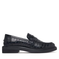 Lordsy Geox. Czarne mokasyny damskie Geox. Za 499.99 zł.