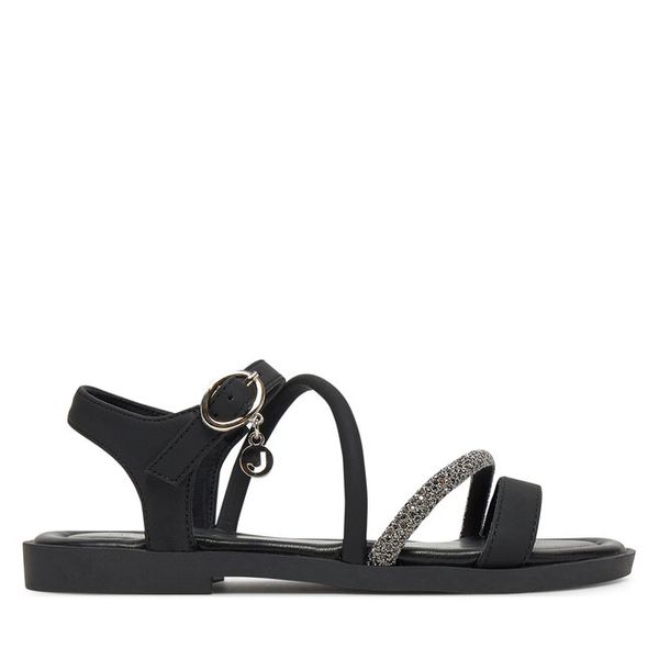 Sandały JENNY. Czarne sandały dziewczęce Jenny, bez zapięcia. Za 89.99 zł.