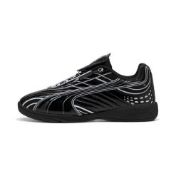 Buty sportowe damskie Puma V-S2 Glossy. Czarne obuwie sportowe damskie Puma, bez wzorów, do piłki nożnej. Za 429.50 zł.