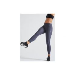 Legginsy fitness kardio damskie 500 z nadrukiem. Czerwone legginsy damskie DOMYOS, l, bez wzorów, z elastanu, na fitness i siłownię. Za 69.99 zł.