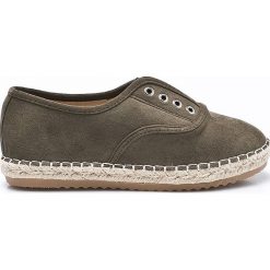 Answear - Espadryle Chc-Shoes. Szare espadryle damskie ANSWEAR, z gumy. W wyprzedaży za 49.90 zł.