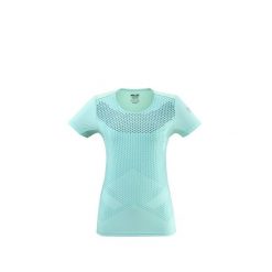 Koszulka do biegania damska MILLET W Intense Ts Ss niebieski. Zielone koszulki sportowe damskie Millet, xs, bez wzorów, bez kołnierzyka. Za 174.00 zł.